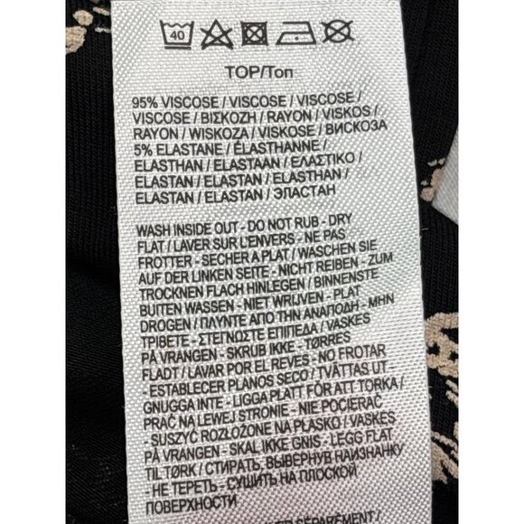 Hunkemöller Womens Long Sleeve Leopard Tiger Print Top Size XS New - Picture 8 of 9